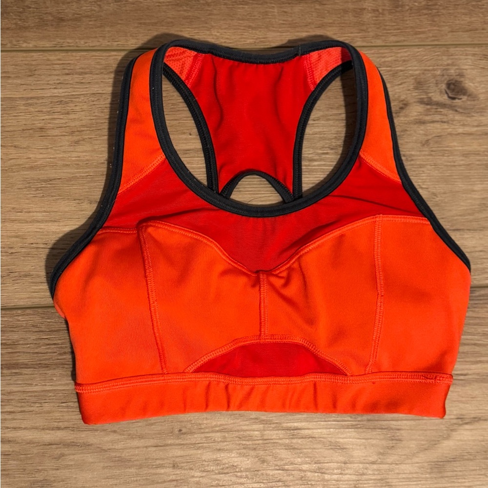 Athleta Women's Red Orange Sports Bra